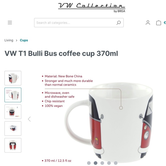 Volkswagen T1 Bulli Bus Coffee Mug - Picture 7 of 8